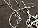 16" 1.5mm Oxidized Sterling Silver Franco Link Chain