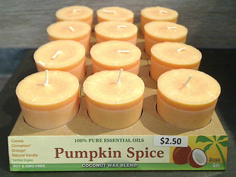 Pumpkin Spice Scented Votive Candle