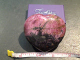 Rhodonite 2.5" Heart