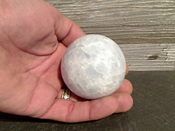 Blue Calcite 2.5" Gemstone Sphere
