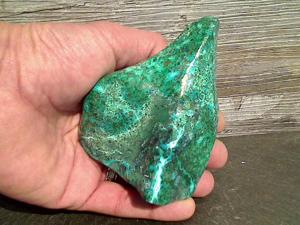 Chrysocolla 398g Freeform Polished Specimen – The Mystic Jewel