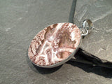 Rosetta Lace Agate, Sterling Silver Pendant