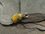 Bumble Bee Jasper, Sterling Silver Small Pendant