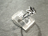 Size 8.75 Sterling Silver Lotus Ring