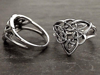 Size 7.5 Sterling Silver Celtic Style Ring