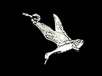 STERLING SILVER FLYING DUCK CHARM
