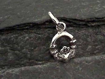 Sterling Silver Celtic Claddagh Charm