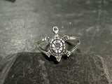 Size 5.75 Sterling Silver Sea Turtle Ring