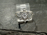 Size 5.75 Sterling Silver Sea Turtle Ring
