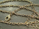 17" - 20" Gold Tone Open Link Chain
