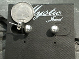 Sterling Silver 6MM Ball Stud Earrings