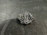 Size 5.75 Sterling Silver Lotus Ring