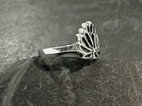 Size 5.75 Sterling Silver Lotus Ring