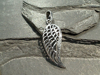 Sterling Silver Angel Wing Pendant