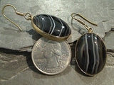 Banded Onyx, Alchemia Earrings