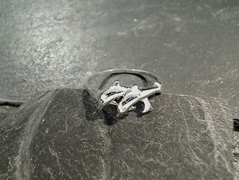 Size 5 Sterling Silver Dolphin Ring