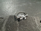 Size 6 Sterling Silver Dolphin Ring