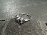 Size 6 Sterling Silver Dolphin Ring