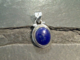 Lapis Lazuli, Sterling Silver Small Pendant