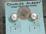 Pearl, Alchemia Post Earrings