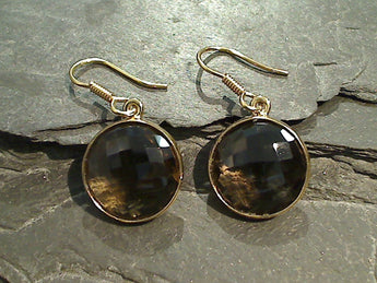 Smokey Quartz, Alchemia Earrings