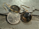 Smokey Quartz, Alchemia Earrings