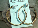 Alchemia Large Hammered Hoop Earrings