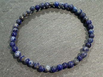 Lapis Lazuli 4MM Stretch Bracelet