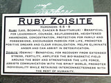 Ruby Zoisite 4MM Stretch Bracelet