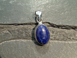 Lapis Lazuli, Sterling Silver Small Pendant