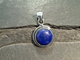 Lapis Lazuli, Sterling Silver Small Pendant