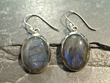 Labradorite, Sterling Silver Earrings