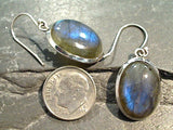 Labradorite, Sterling Silver Earrings