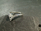 Size 6.25 Moonstone, Sterling Silver Ring