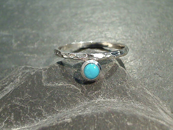 Size 5.5 Turquoise, Sterling Silver Ring