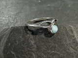 Size 5.25 Larimar, Sterling Silver Ring