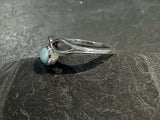 Size 5.25 Larimar, Sterling Silver Ring