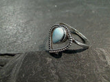 Size 5.75 Larimar, Sterling Silver Ring