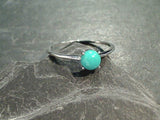 Size 6 Turquoise, Sterling Silver Ring