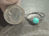 Size 6 Turquoise, Sterling Silver Ring