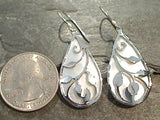 Mother Of Pearl, Sterling Silver Earrings