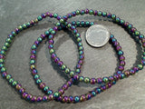 Rainbow Hematite 4mm Stretch Bracelet