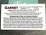 Garnet 4MM Stretch Bracelet