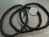 Black Obsidian 4MM Stretch Bracelet