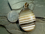 Alchemia, Banded Agate Extra Large Pendant