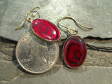 Red Abalone, Alchemia Earrings