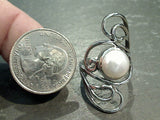 Size 7 Pearl, Sterling Silver Ring