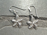 Sterling Silver Starfish Earrings