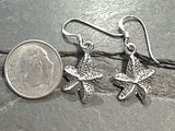 Sterling Silver Starfish Earrings