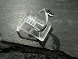 Size 7.75 Sterling Silver Wave And Sun Ring